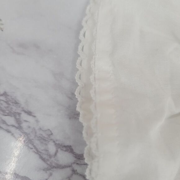 Baby Gap White Eyelet Dress / Blouse Cotton Girls Infant Size 6-12mo - Picture 5 of 15